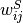 w_{ij}^S