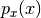 p_x(x)