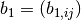 b_1 = (b_{1,ij})
