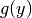 g(y)