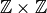 {\mathbb Z}\times{\mathbb Z}