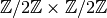 {\mathbb Z}/2{\mathbb Z}\times {\mathbb Z}/2{\mathbb Z}