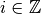 i\in {\mathbb Z}