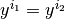 y^{i_1}=y^{i_2}