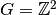 G={\mathbb Z}^2